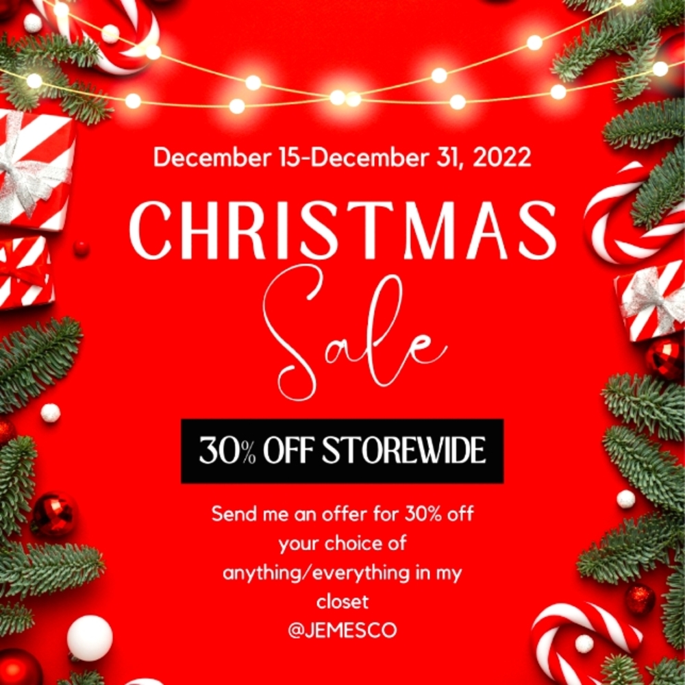 30% OFF Everything